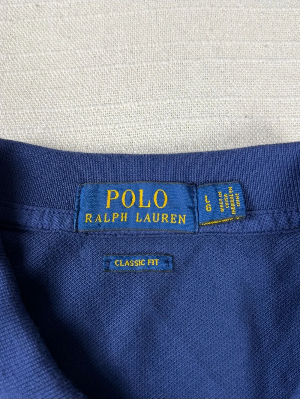 NWT Polo Ralph Lauren Ombre Gradient Short Sleeve Polo Shirt Mens Size Large